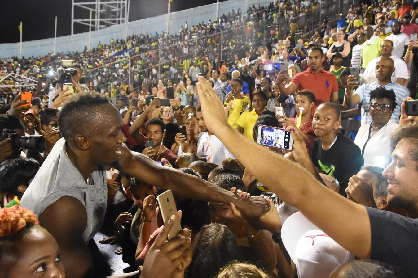 Apoteósica despedida de Usain Bolt en Jamaica