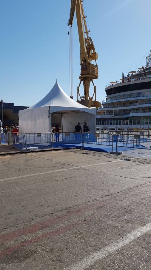 Reparación del crucero &#039;Aida Bella&#039; en Cádiz