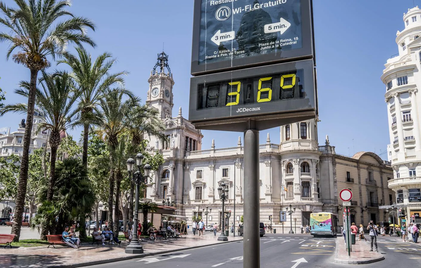 El tiempo en Valencia: las imágenes de la ola de calor