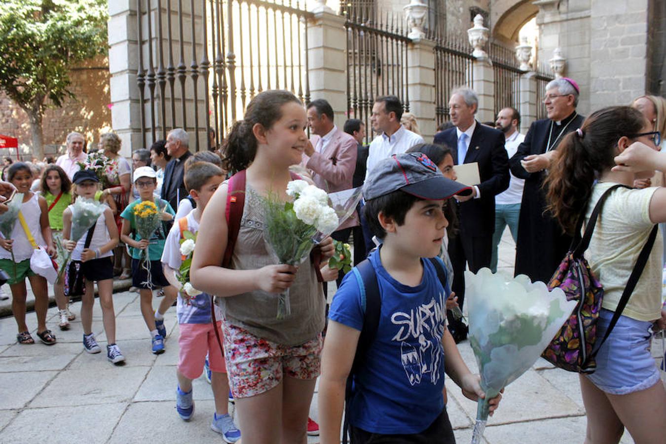 La ofrenda floral del Corpus, en imágenes