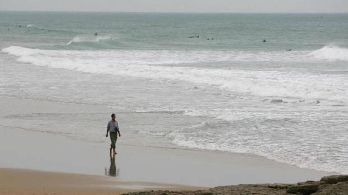 La playa de El Palmar, en Cádiz