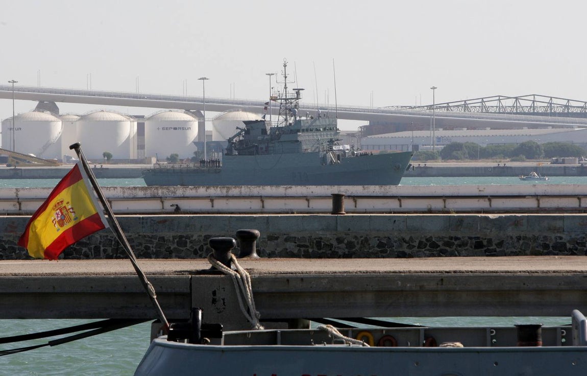 Llegada patrullero &#039;Vigía&#039; a la Estación Naval de Puntales