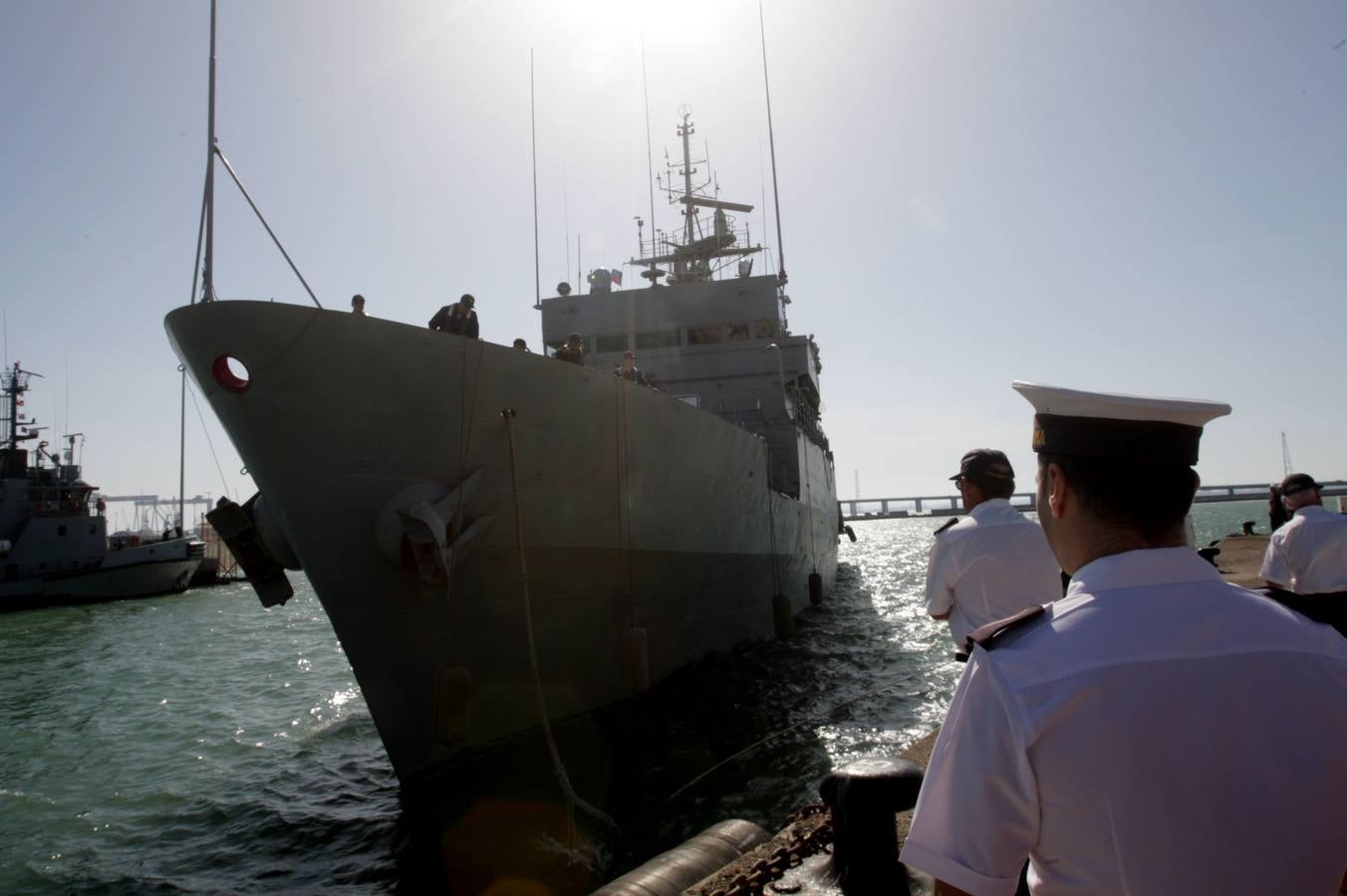 Llegada patrullero &#039;Vigía&#039; a la Estación Naval de Puntales