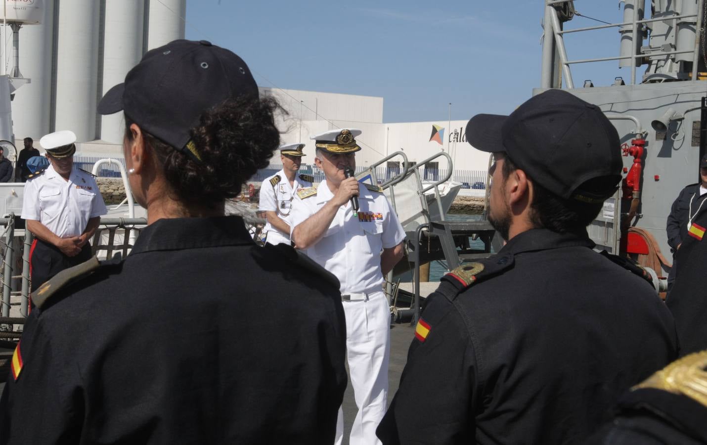 Llegada patrullero &#039;Vigía&#039; a la Estación Naval de Puntales