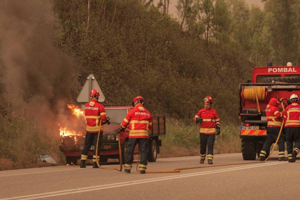 Trágico incendio en Portugal