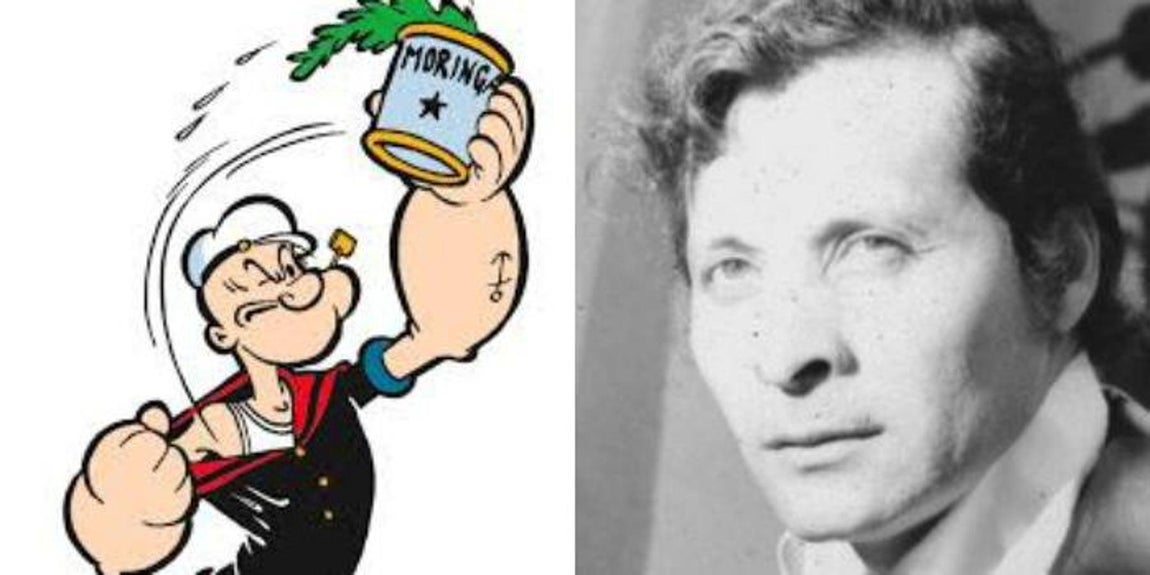 2. Álvaro Tarcicio como Popeye. Álvaro Tarcicio, que falleció a los 65 años el 9 de diciembre de 1999, fue un actor mexicano que incursionó en teatro, cine, radio, televisión, y doblaje. Fue conocido por ser la voz en «Popeye, el Marino» de aquel marinero independiente que todo el mundo recuerda por su peculiar forma de hablar y reír. Tarcicio fue también reconocido por sus doblajes en series animandas como «He-Man y los Amos del Universo», «El Conde Pátula» y «El Hombre Araña»; además de las películas de «Stuart Little», «Los Muppets» y en varias partes de la saga de «Loca Academia de Policía».