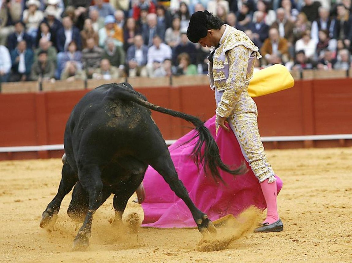 Fandiño, en una imagen del año 2010 en la Maestranza (Sevilla). Raúl Doblado