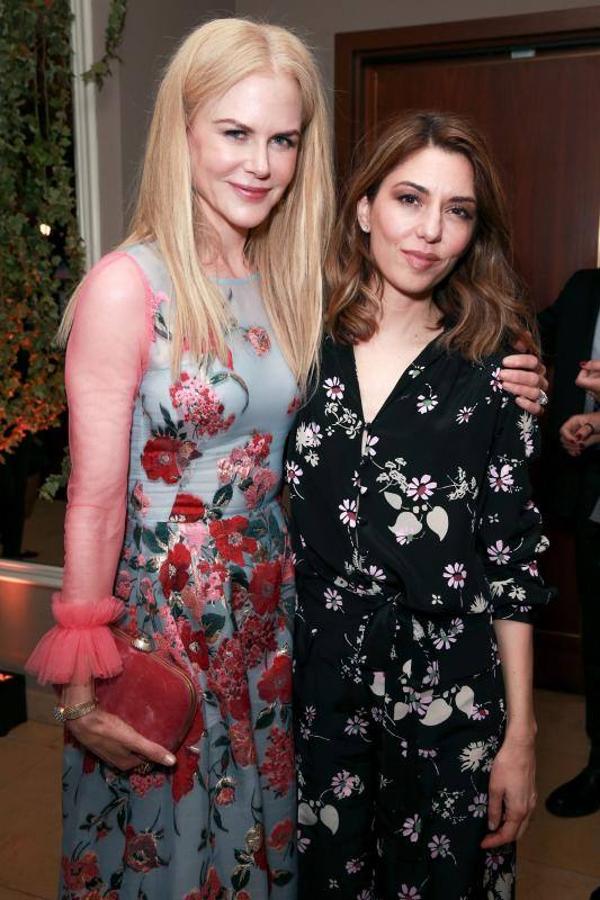 La actriz, junto a la directora de cine Sofía Coppola. 