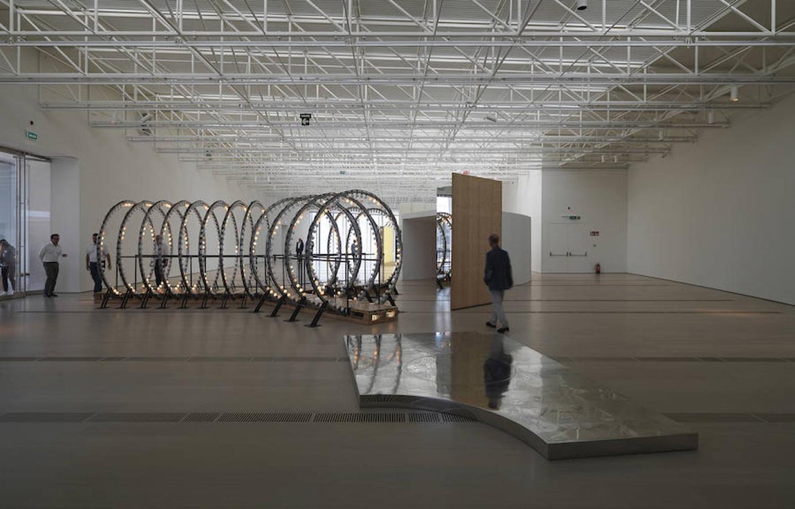 Vista de una de las salas del Centro Botín. Enrico Cano