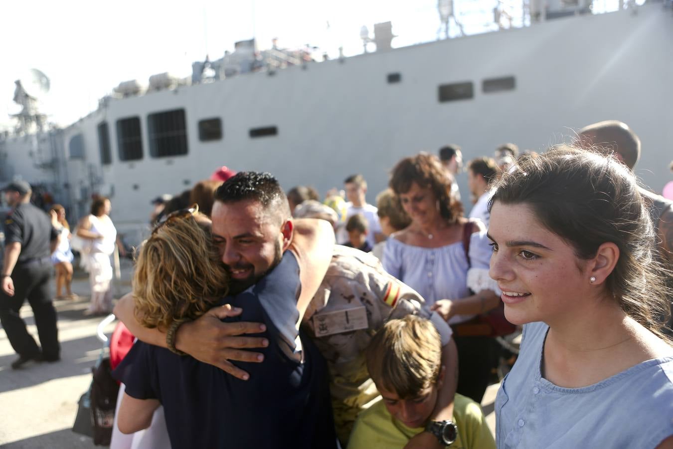 Llegada de la fragata Canarias a la Base de Rota