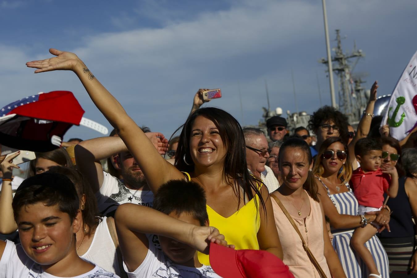 Llegada de la fragata Canarias a la Base de Rota