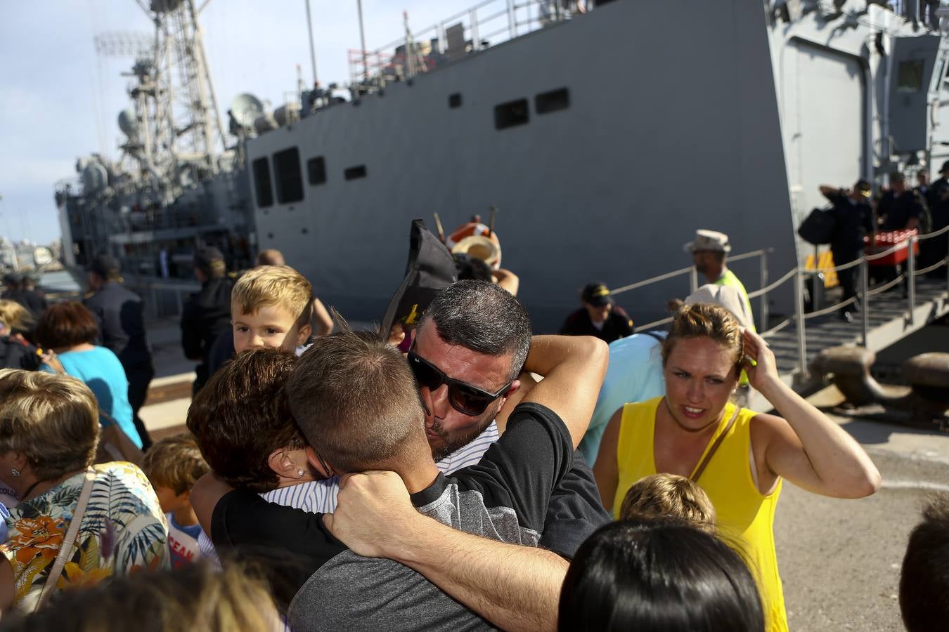 Llegada de la fragata Canarias a la Base de Rota