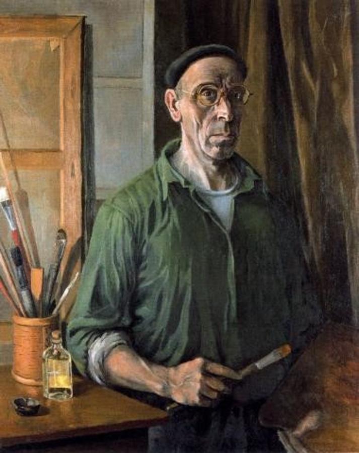 Alberto. Autorretrato (1950-1952) Óleo sobre lienzo. Colección privada. 