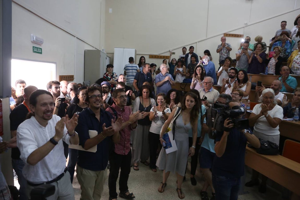 Las imágenes de la Universidad de verano de Podemos en Cádiz