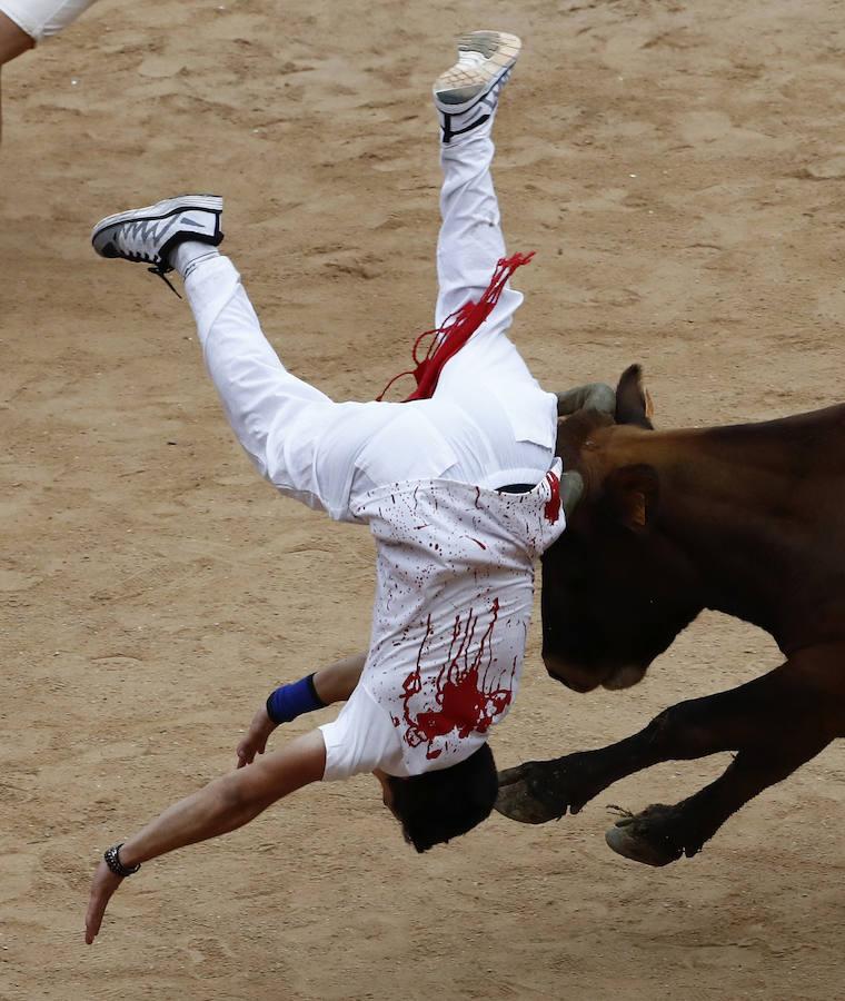 La quinta carrera de Sanfermines. 