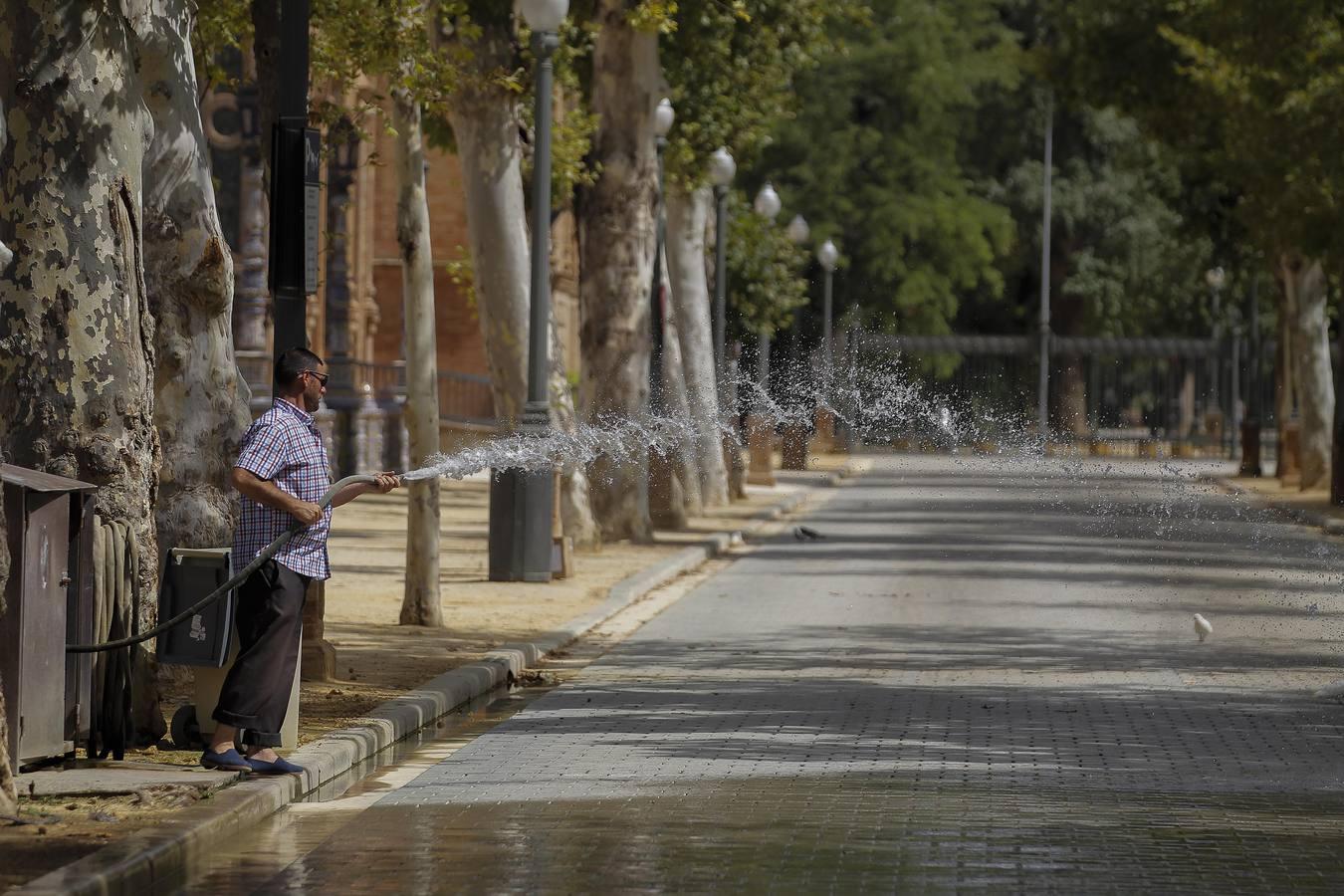 Alerta roja en Sevilla por temperaturas superiores a 44º