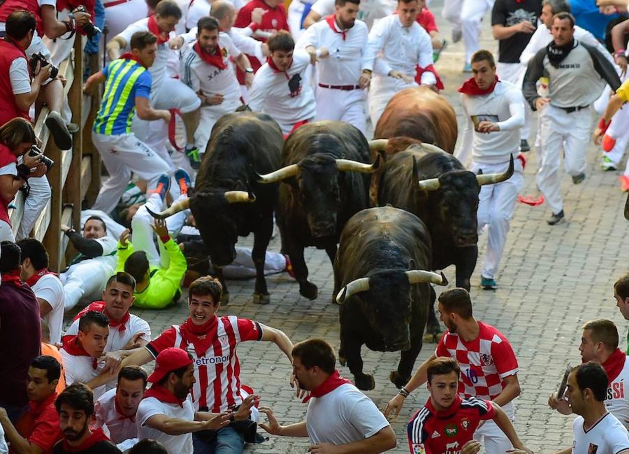 Las imágenes del sexto encierrro de Sanfermines