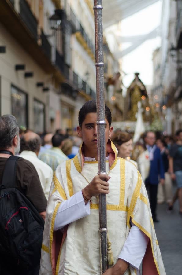 La procesión de la Virgen del Carmen del Santo Ángel, en imágenes