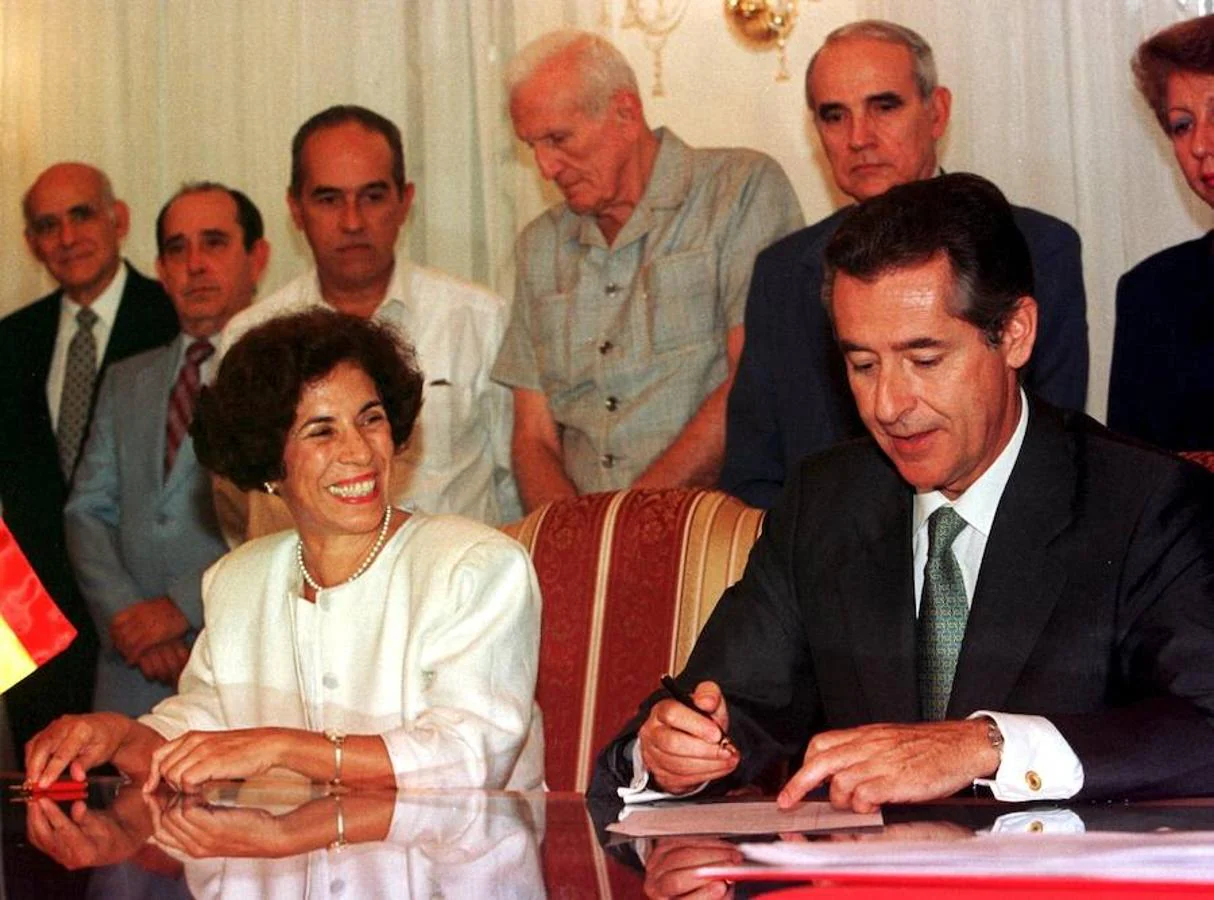 Momento en el que Miguel Blesa era presidente de Caja Madrid firmó para la constitución de la Corporación Financiera Habana