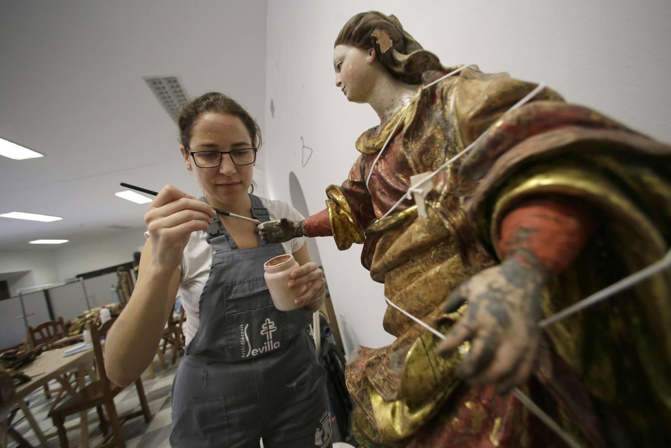 La parroquia de la Magdalena restaura su patrimonio artístico