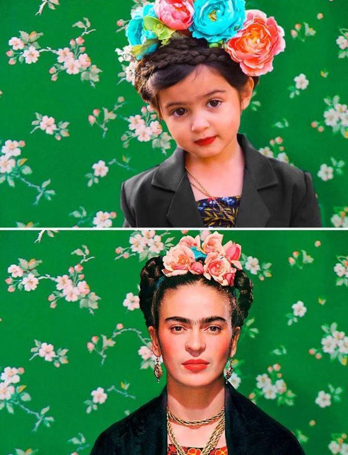 La pintora Frida Kahlo. 