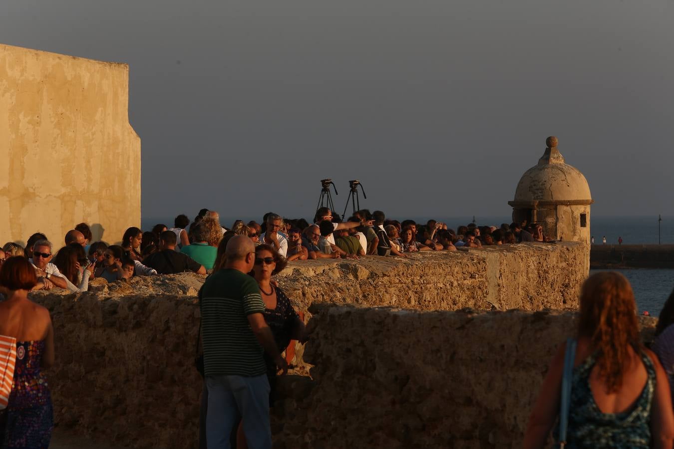 Puestas de sol en el castillo de Santa Catalina de Cádiz