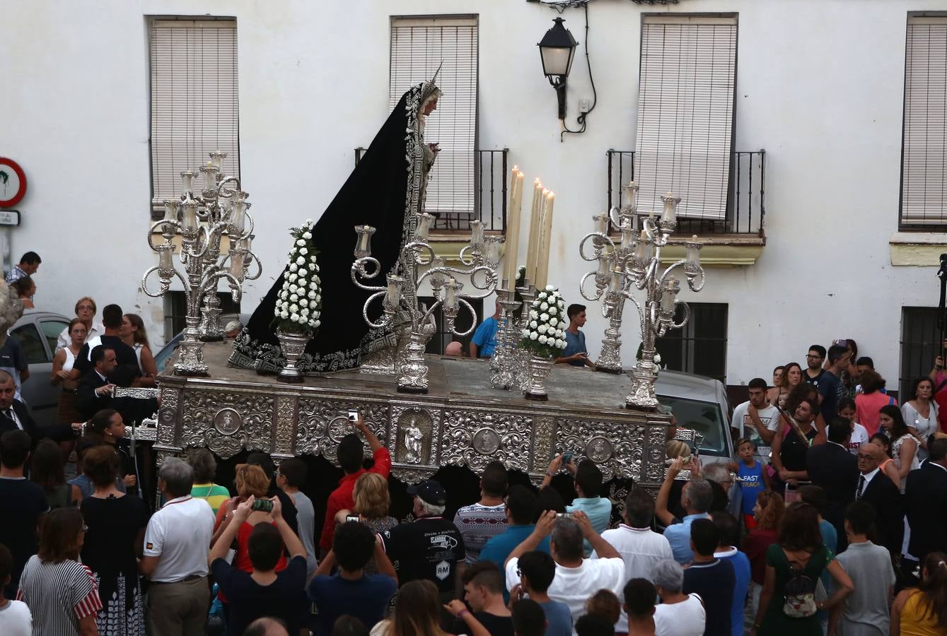 Traslado de la Virgen de la Soledad a la iglesia de Santa María