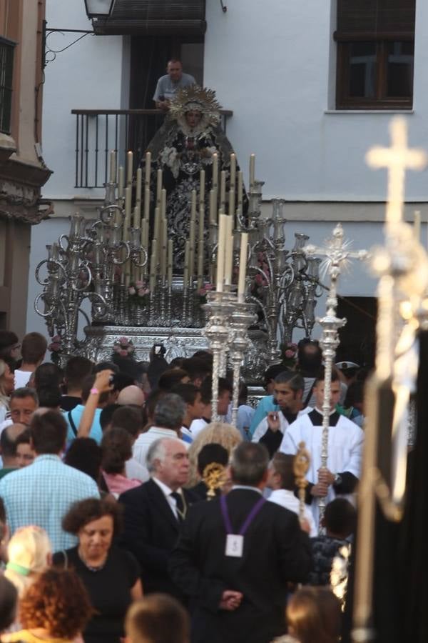 Procesión extraordinaria de la Virgen de la Soledad por el 425 aniversario de la hermandad