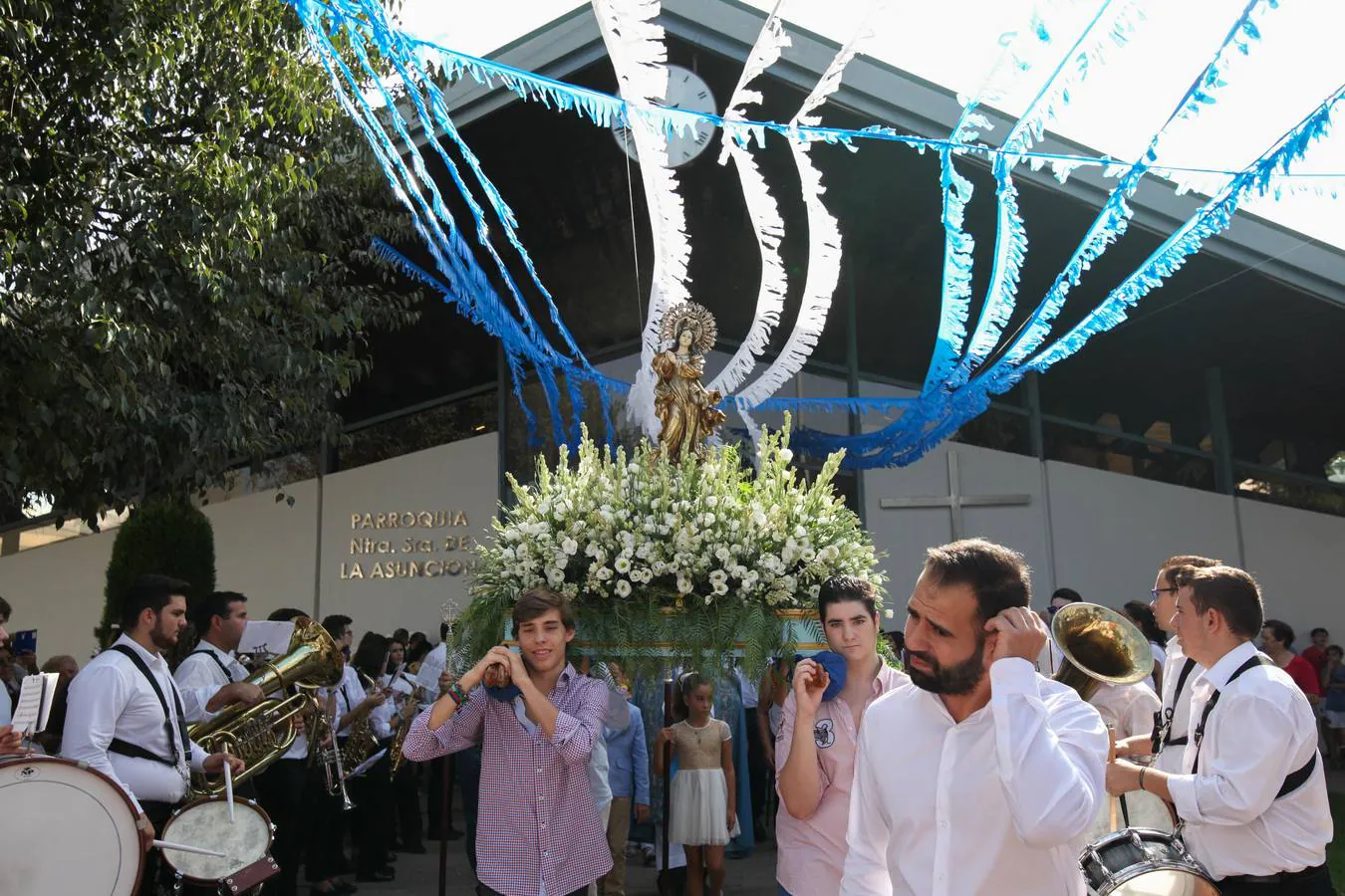 La Virgen de la Asunción recorre el barrio del Figueroa