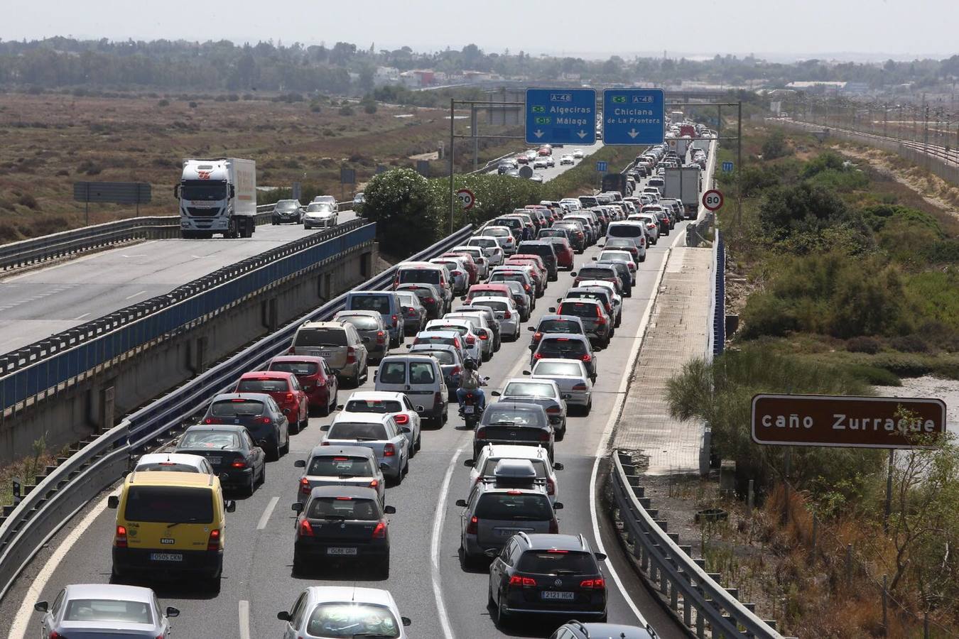 Retenciones en el nudo de Tres Caminos