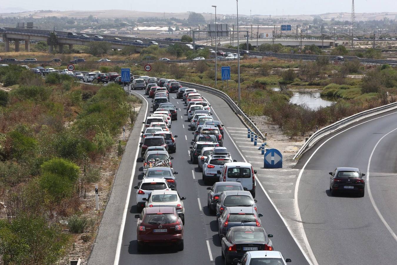 Retenciones en el nudo de Tres Caminos