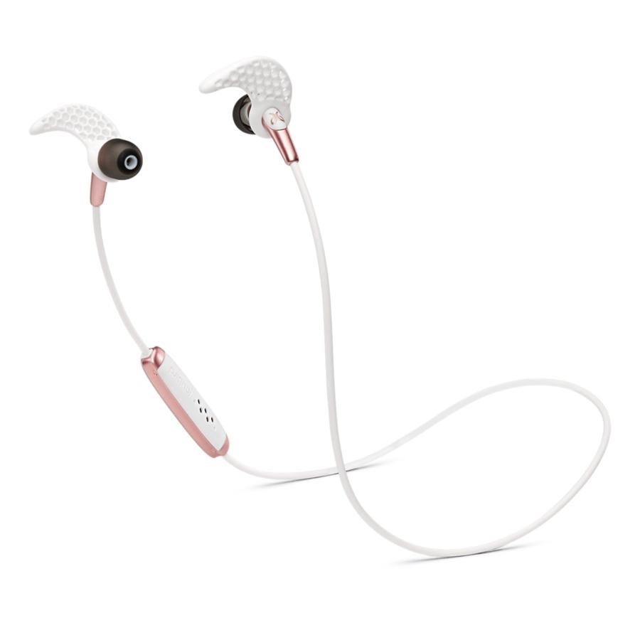 Auriculares Bluetooth Freedom, Jaybird. La mejor elección para deportistas y amantes del ejercicio. La estructura de metal (Secure-Fit) no responde únicamente a un capricho estético, además consigue aguantar el sudor y que se puedan cargar sobre la marcha. Permiten el control del volumen en línea y su batería de iones de litio aguanta cuatro horas en el auricular más otras cuatro horas extra en el clip. Se cargan en dos horas y media y pueden comprarse en Apple Store a 200 euros