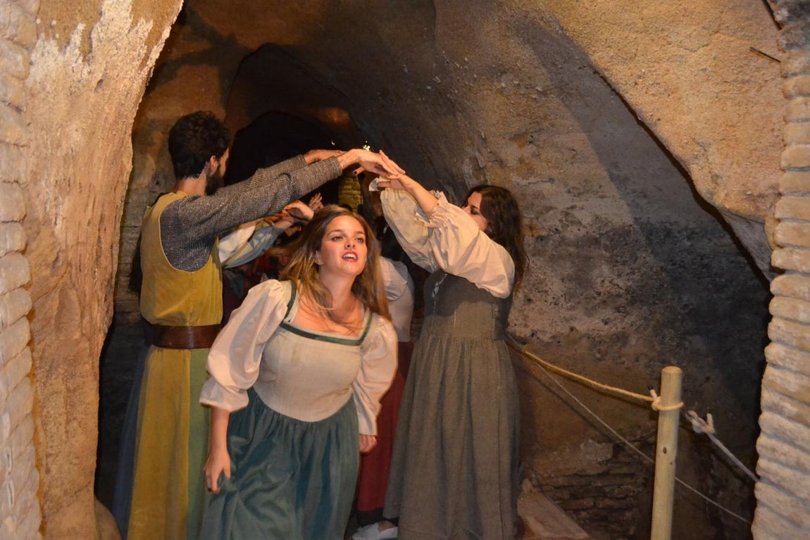Teatro bajo tierra en La Puebla de Montalbán