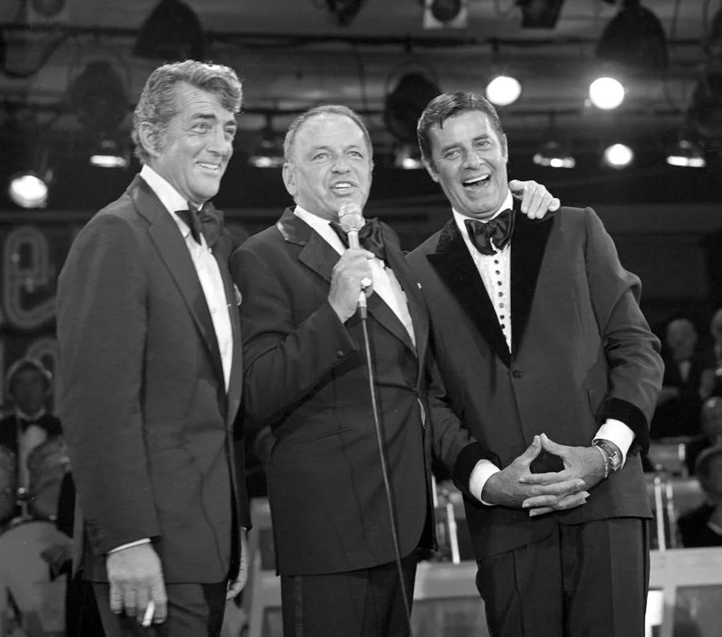 El reencuentro. En 1976 y con Frank Sinatra como maestro de ceremonias, Jerry Lewis y Dean Martin se reencontraron tras décadas de no hablarse después de su ruptura profesional.