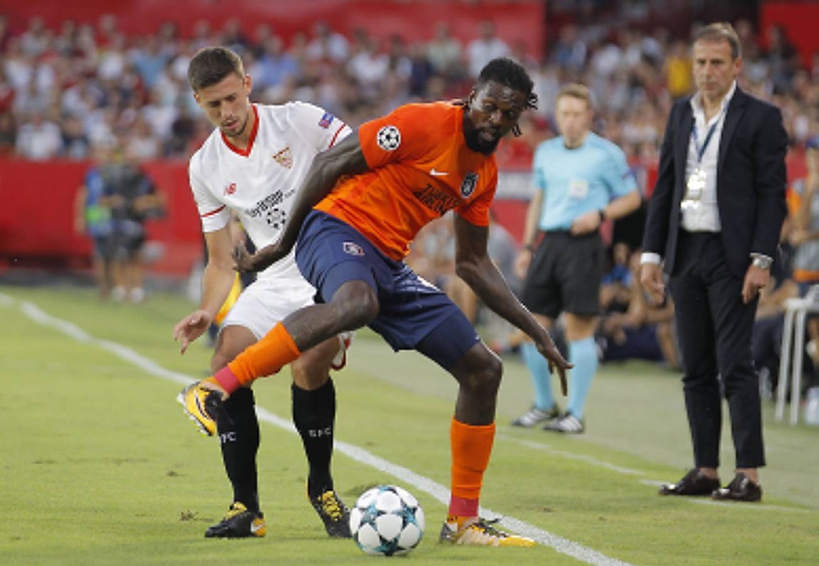 El encuentro entre el Sevilla FC y el Istambul Basaksehir, en imágenes