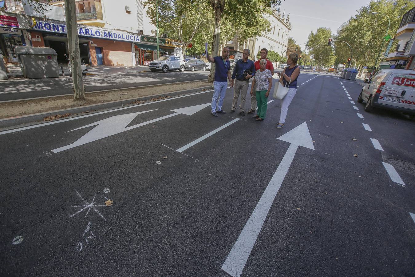 Así ha quedado la avenida Cruz del Campo tras las obras