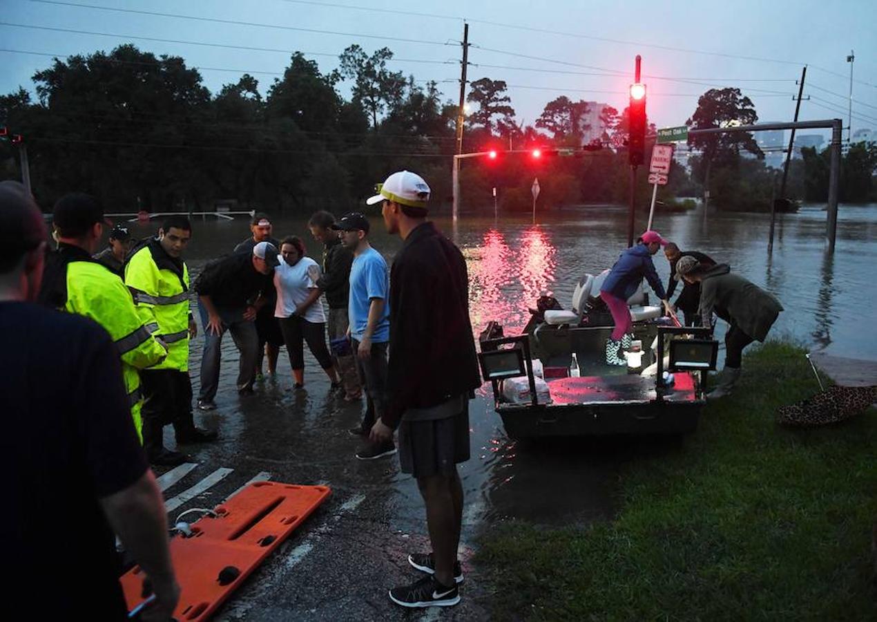 Las impresionantes imágenes de las inundaciones del huracán Harvey en Texas