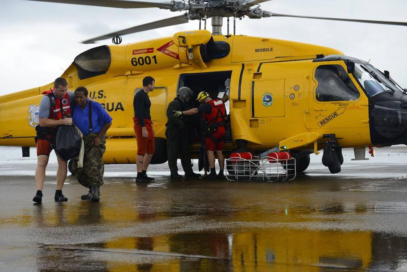 Las impresionantes imágenes de las inundaciones del huracán Harvey en Texas