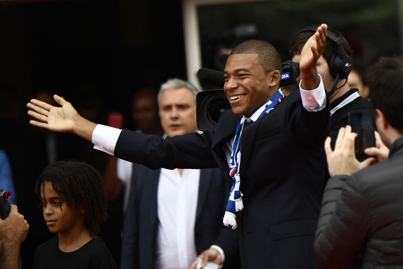 Kylian Mbappé, presentado en el Paris Saint Germain