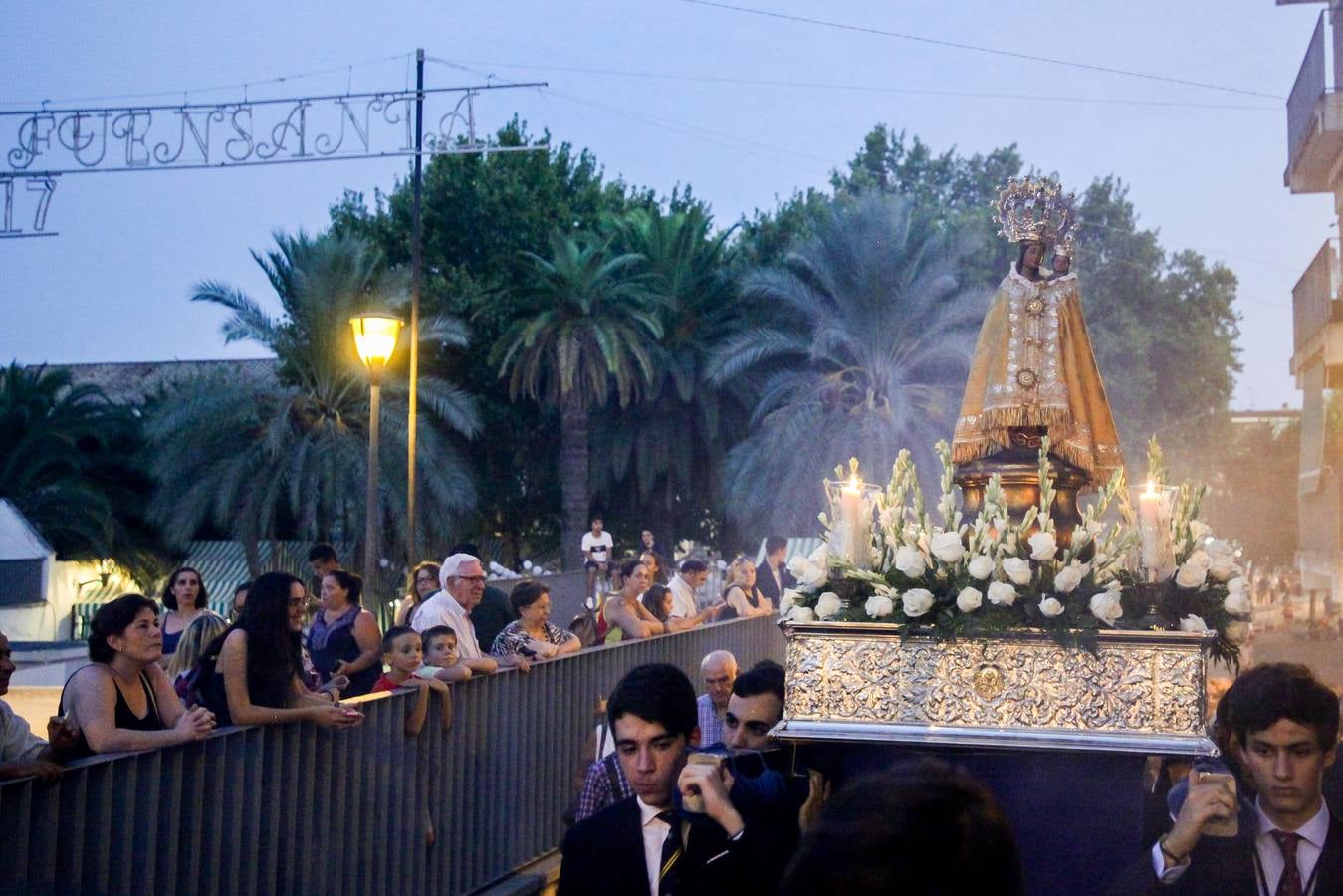 El traslado de la Virgen de la Fuensanta, en imágenes