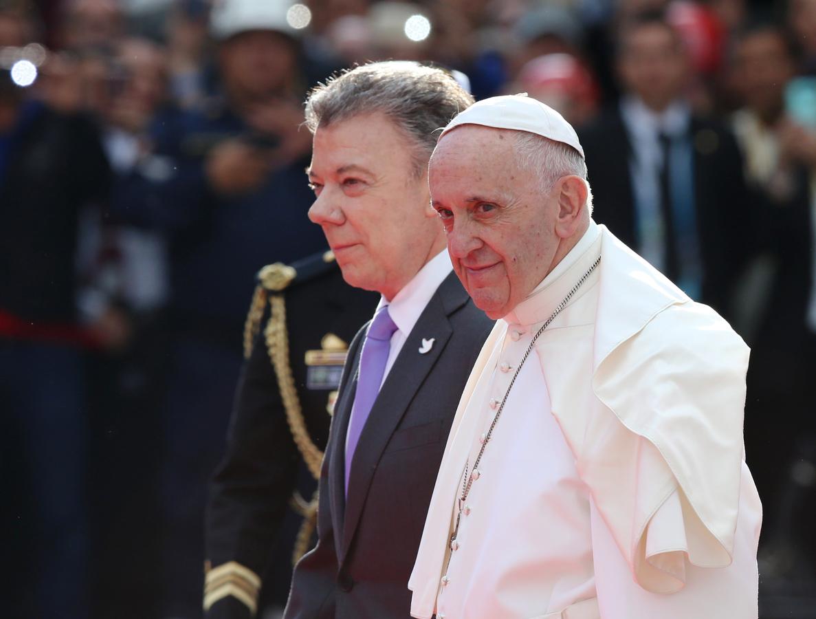 La visita del Papa a Colombia, en imágenes