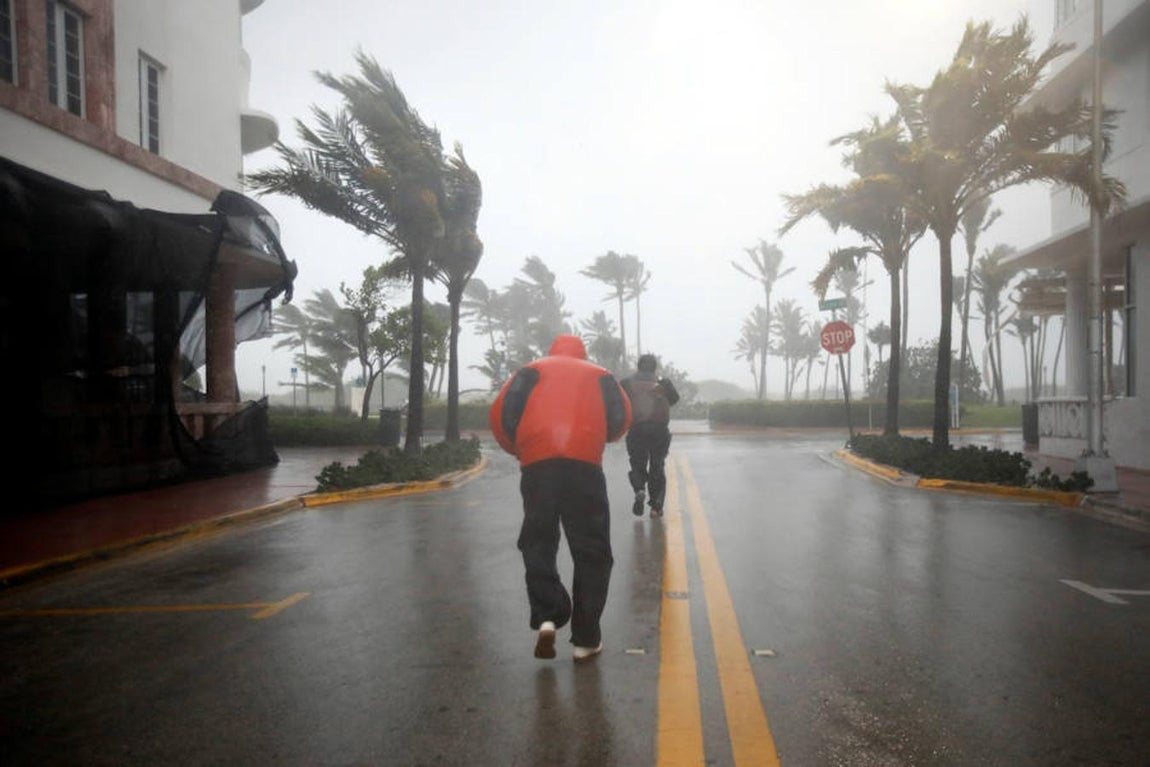 El huracán Irma, a su paso por Florida