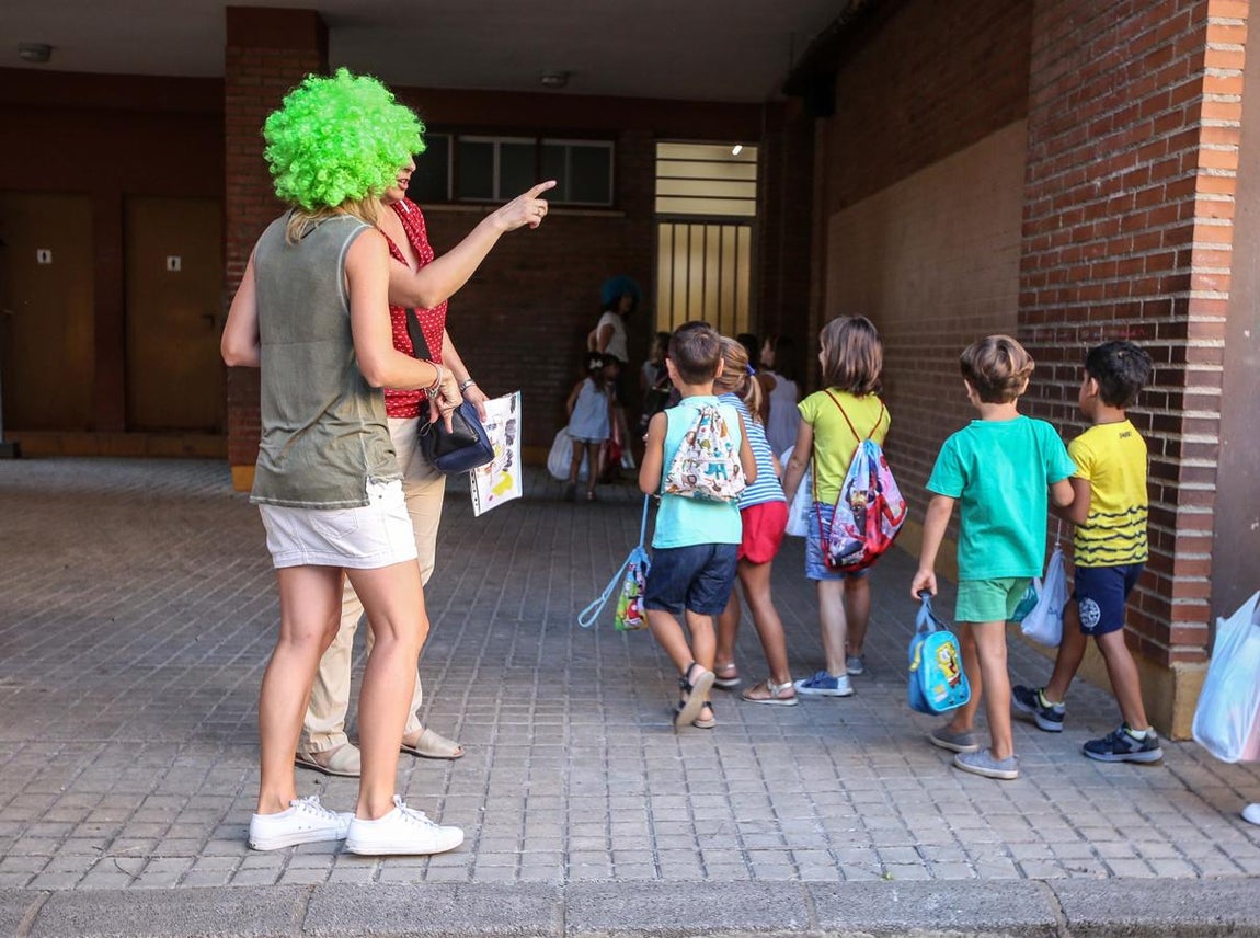 Primer día de colegio en la Comunidad Valenciana. 