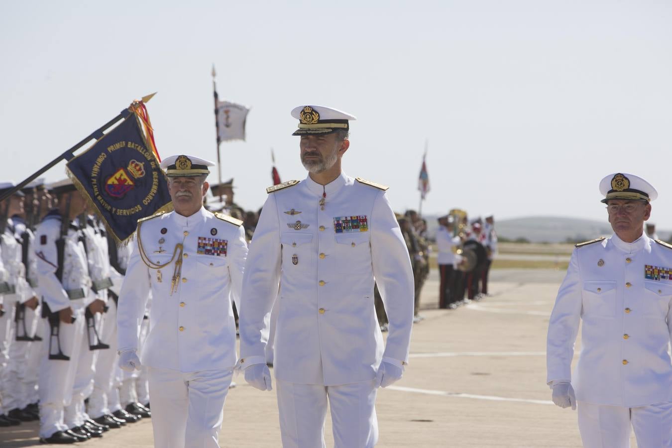 El Rey asiste a los actos del centenario de la Aviación Naval