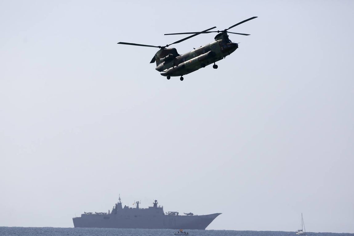 Exhibición aérea con motivo del Centenario de la Aviación Naval