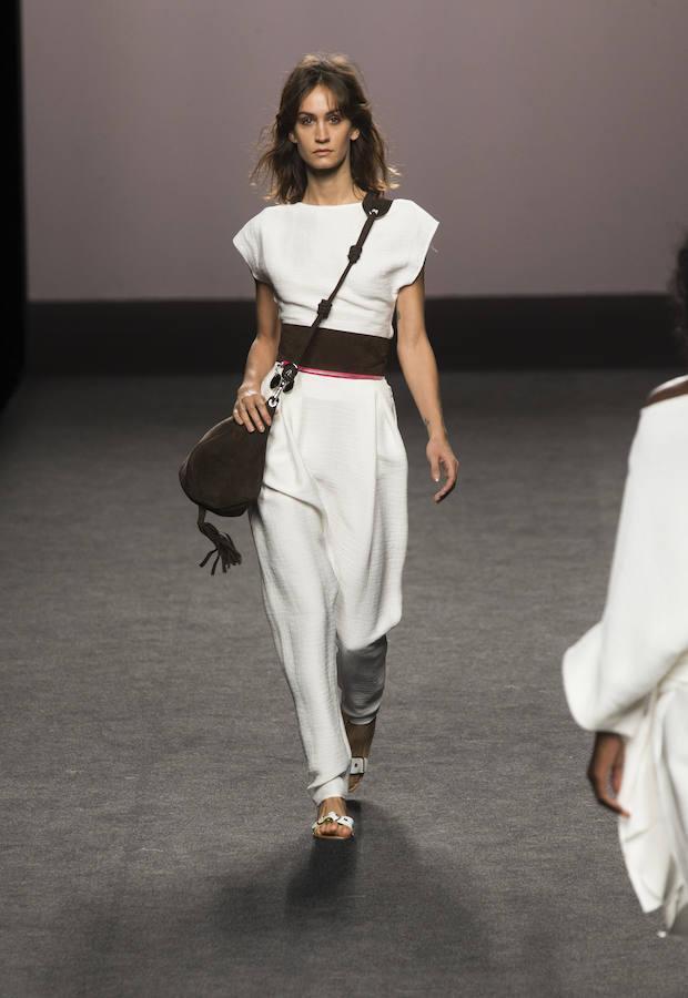 Desfile de Marcos Luengo en la Mercedes Benz Fashion Week Madrid donde ha presentado su colección primavera/verano 2018. De San Bernardo / Ángel de Antonio