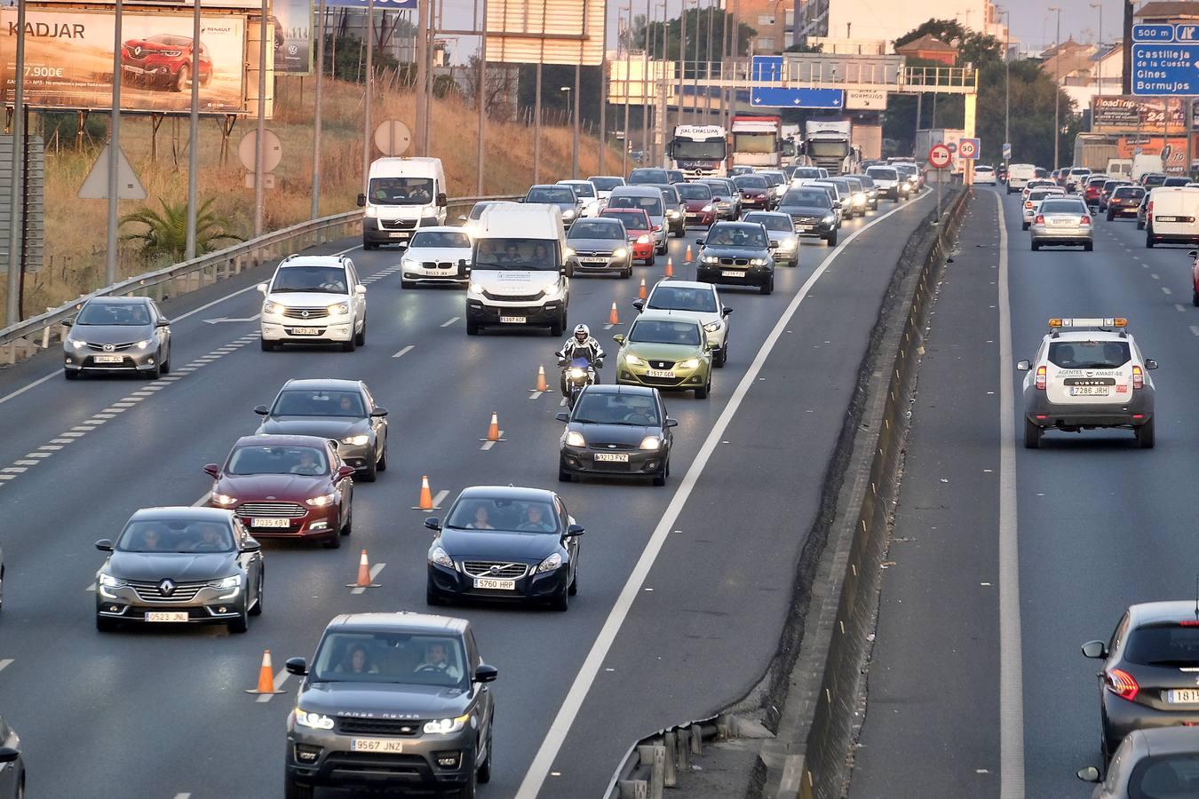 Primera experiencia del carril Bus-VAO en la A-49