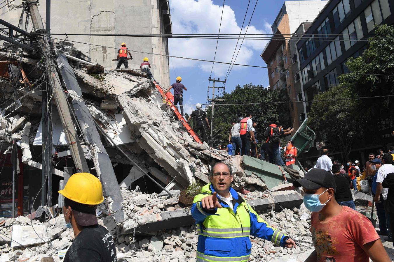 Las dramáticas imágenes del rastro dejado por el último terremoto en México. 