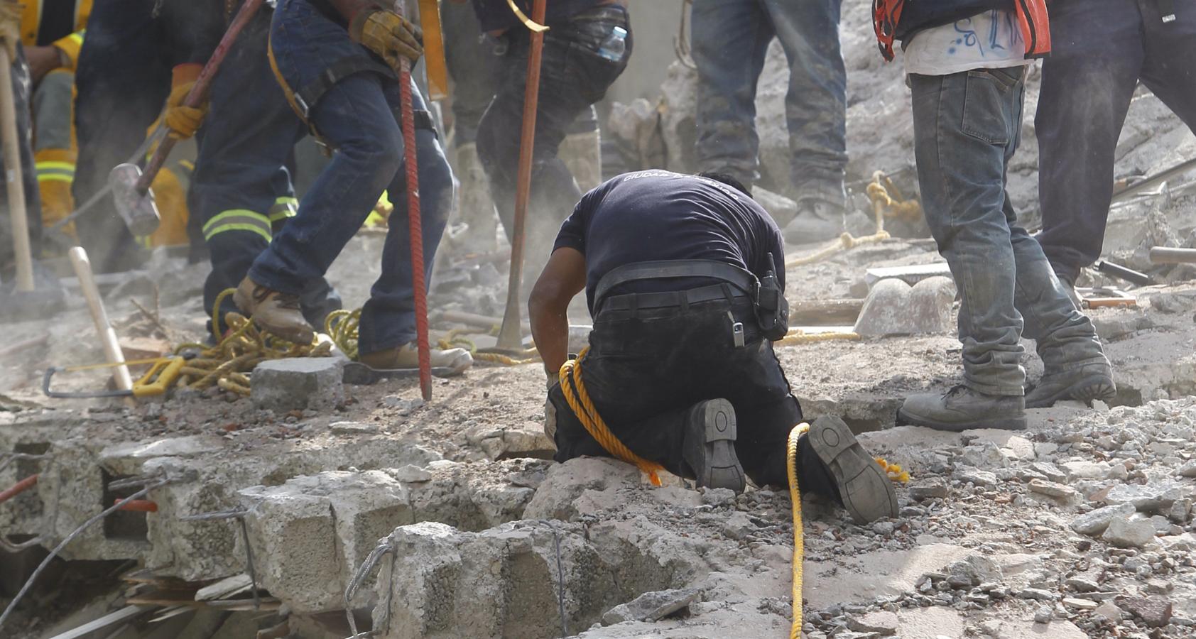 Las dramáticas imágenes del rastro dejado por el último terremoto en México. 