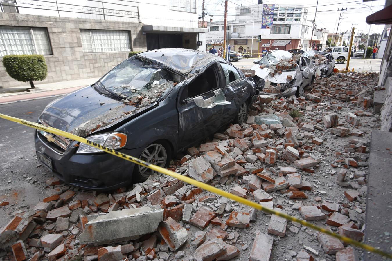 Las dramáticas imágenes del rastro dejado por el último terremoto en México. 